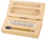 Alesoir gicleur 0. 35 a 1. 35 par 5 / 100eme(coffret de 21 alesoirs) Alesoir gicleur 0. 35 a 1. 35 par 5 / 100eme(coffret de 21 alesoirs)