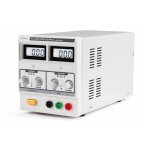 Alimentation de laboratoire 0 - 30 vcc 0 - 3 a max / avec double afficheur lcd