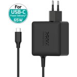 Alimentation secteur pc portable - port designs - gan2 - 65w - 15 m - usb - c - noir