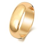 Alliance homme - femme 6mm forme d or 9k 30926