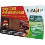 Allume - feu - flam up - 32 cubes - allumage rapide - �conomique - sans odeur