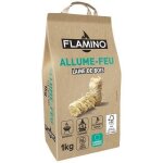 Allume - feu - flamino - laine de bois - sac de 1kg