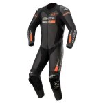 Alpinestars gp force chaser costume en cuir de moto one piece (black - red58)