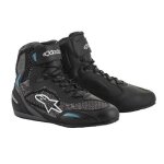 Alpinestars stella faster 3 rideknit chaussures de moto dames (black - white - blue43. 5)
