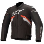 Alpinestars veste de moto avec protections veste de moto t - gp plus r v3 veste textile noir - n - on ...