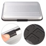 Aluminium bo�te rangement � 8 carte m�moire micro sd / sd / sdhc / sdxc bo�tier housse �tui stockage ...
