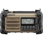 Am / fm - rds / bluetooth radio rechargeable marron