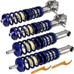 Amortisseur avant + arri�re combin�s filet�s pour vw caddy mk1 jetta - golf mk1