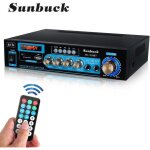 Ampli - tuner stro 1200 - 2000w bluetooth entre phono auto 2 calibrage hdmi