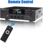 Ampli - tuner stro 2 x 200w bluetooth entre phono auto 2 zones 5 calibrage hdmi