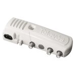 Amplificateur dappartement - dat - dat1495 - 20db - 1 entr�e - 2 sorties avec t�l� - alimentation