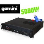 Amplificateur de puissance - gemini - xga5000 + - 5000 w (ipp) - 2u rack - ventilation frontale limiteur ...