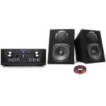 Amplificateur skytronic karaok� noir usb / sd / fm 160w + enceintes fenton dj compactes 2x100w