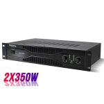 Amplificateur sono 2 x 350w rack 19 xlr / rca / jack 6. 35mm - ibiza sound sa1000