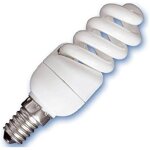 Ampoule basse consommation - iglux - spirale 15 w - lumi�re chaude - culot e27 - 30000 heures