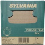 Ampoule fluocompacte circline - d: 22 cm - 22 w - blanc brillant - 4 000 k