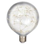 Ampoule globe d�co led 15w / 55lm plastique diam. 120mm pour guirlande culot e27