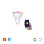 Ampoule gu10 led connecte wifi - rvb - 48w - >380 lm