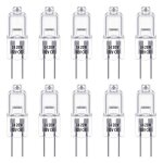 Ampoules halog�nes g4 lampe de base � broche halog�ne 12v 20w blanc chaud 3000k 350lm gradable paquet ...