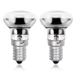 Ampoule de lampe � lave - lot de 2 ampoules r39 40 w e14 - blanc chaud - angle de lumi�re de 360 degr�s ...