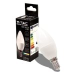 Ampoule led bougie - v - tac - e14 - 37w - 320 lumen - 6400k blanc froid