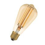 Ampoule led dimmable osram - vintage - remplacement 40w - e27 - st64 - 2200k - lumi�re chaude - verre ...