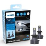 Ampoules led h7 - philips - ultinon pro3022 - 100% luminosit� - 6000k - lot de 2