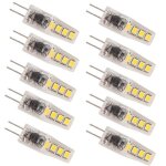 Ampoule led - mxzzand - g4 - 10 pices - 2w - blanc chaud - 360