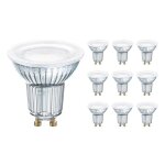 Ampoules led spots - osram - lot de 10 - gu10 - 79w - 650lm - blanc chaud Ampoules led spots - osram - lot de 10 - gu10 - 79w - 650lm - blanc chaud