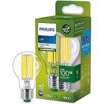 Ampoule led ultra efficient classe a - philips - 100w - e27 - blanc froid 4000k - transparente - verre ...