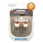 Ampoules philips silvervision py21w 12v