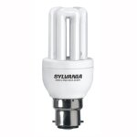 Ampoule sylvania eco energie 80% 8w b22 chaude