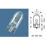 Ampoule en verre sans culot w5w 5w 12v t�moin �clairage moto scooter quad auto