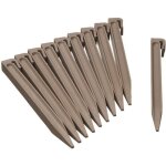 Ancres pour bordure de jardin en polypropylène - nature - h267 x 19 x 18 cm - beige taupe Ancres pour bordure de jardin en polypropylène - nature - h267 x 19 x 18 cm - beige taupe
