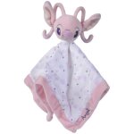 Angel grand doudou plat lange blanc et rose 40 x 40 cm - lilo et stitch - peluche enfant et bebe et 1 ...