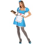 D�guisement - atosa - alice coeurs - noir - femme (adulte) - pour carnaval et f�tes