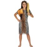 D�guisement femme des cavernes enfant 5 - 6 ans ? noir carnaval et f�tes pr�histoire