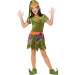 D�guisement - lutin de la for�t pour fille - vert - 3 ans - carnaval et anniversaires