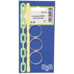 Anneaux brisés - vynex - Ø30mm - nickelé - lot de 3 - acier Anneaux brisés - vynex - Ø30mm - nickelé - lot de 3 - acier