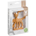 Anneau de dentition - sophie la girafe - fanfan le faon - multi?textures - caoutchouc naturel