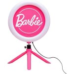 Anneau lumineux - paladone - barbie - 3 modes déclairage - trépied inclus - support de téléphone Anneau lumineux - paladone - barbie - 3 modes déclairage - trépied inclus - support de téléphone