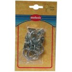 Anneau pince nickel� - lot de 10 - d: 22 mm