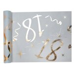 Pour votre anniversaire vous souhaitez une d�coration chic et �l�gante ? le chemin de table blanc avec ...