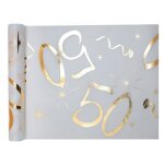 Pour votre anniversaire vous souhaitez une décoration chic et élégante ? le chemin de table blanc avec ... Pour votre anniversaire vous souhaitez une décoration chic et élégante ? le chemin de table blanc avec ...