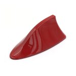 Antenne automobile - sourcing map - aileron de requin - rouge - plastique - universelle