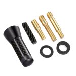 Antenne courte de toit - antenne - fibre de carbone - 3. 5cm - universelle - noir