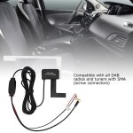 Antenne dab - surenhap - 3 mtres - amplificateur intgr - adhsive - universelle