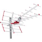Antenne directionnelle maclean mctv - 855 tv dvb - t2 hevc combo uhf vhf filtre lte