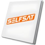 Antenne plate - selfsat - h50d4 - 4 sorties lnb - gain 361 dbi - couleur blanc Antenne plate - selfsat - h50d4 - 4 sorties lnb - gain 361 dbi - couleur blanc