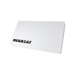 Antenne satellite plate - megasat - profi - line ii - lnb simple intgr - 60db - montage facile